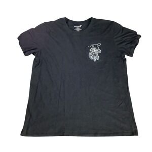 Buzz Aldrin Astronaut‎ Pocket T-Shirt Mens 2XL Black Space Graphic Tee